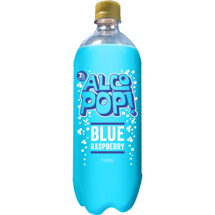 ALCOPOP BLUE RASPBERRY 1000ML