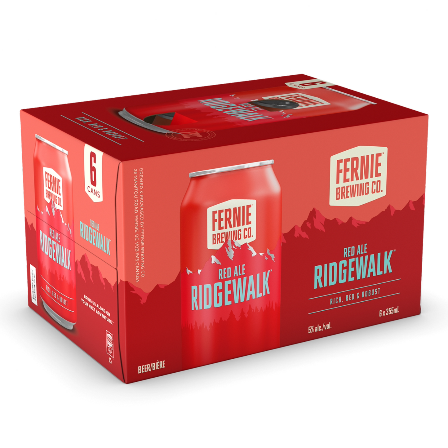 FERNIE RIDGEWALK BIÈRE ROUGE 2130ML