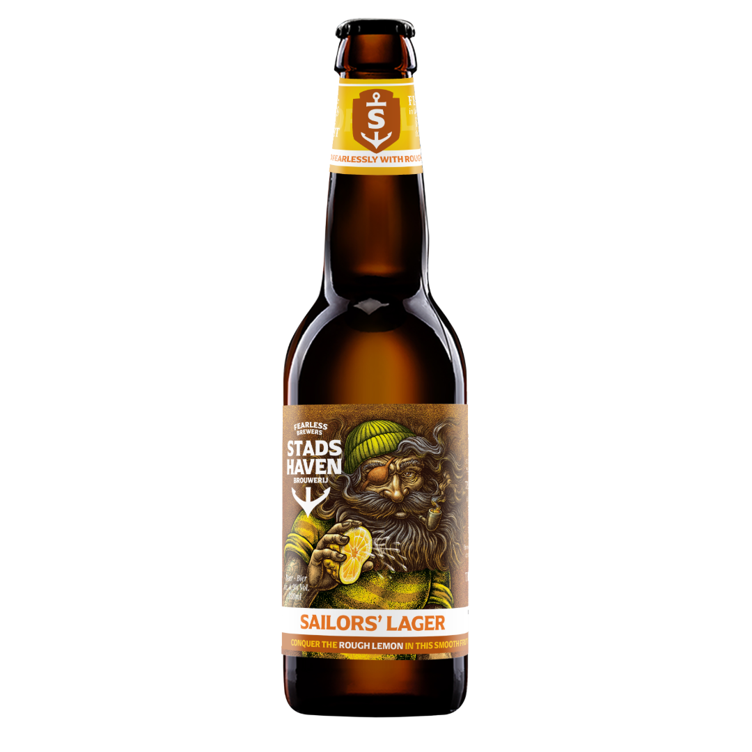 STADSHAVEN FEARLESS FRUIT SAILORS' LAGER 330ML