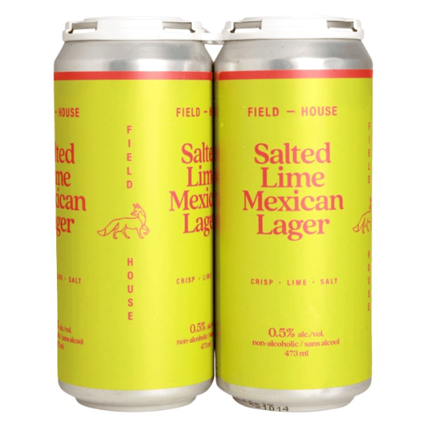 FIELD HOUSE NON-ALC SALTED LIME MEXICAN LAGER 1892ML