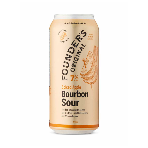 FOUNDER'S ORIGNAL SPICED APPLE BOURBON SOUR 473ML