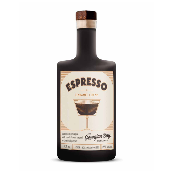 GEORGIAN BAY CARAMEL CREAM ESPRESSO LIQUEUR 750ML