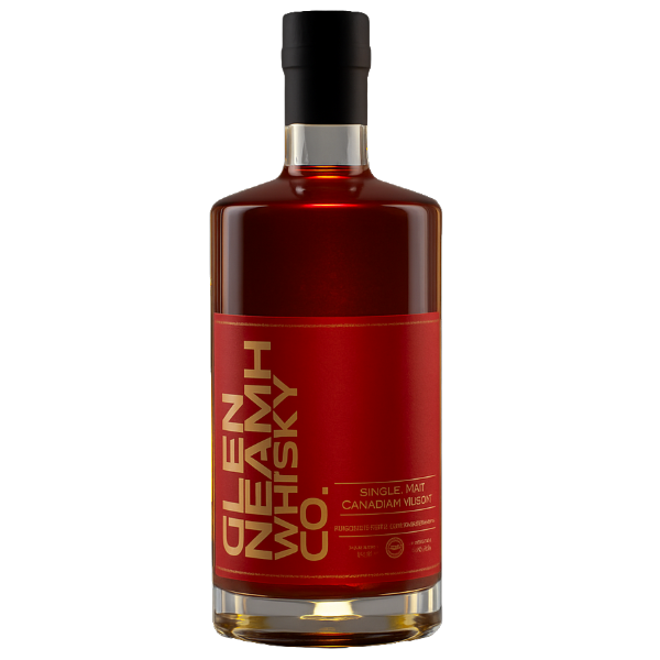 GLEN NEAMH WHISKY CO. SINGLE MALT CANADIAN WHISKY CABERNET FRANC CASK FINISH 750ML
