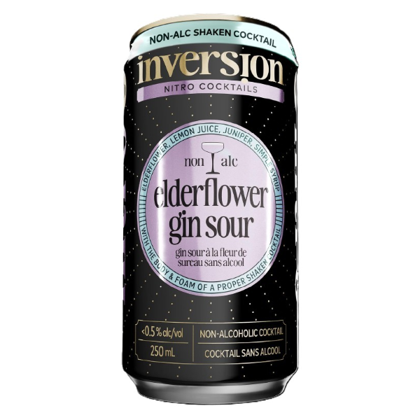 INVERSION NITRO ELDERFLOWER GIN SOUR NON-ALC 1000ML