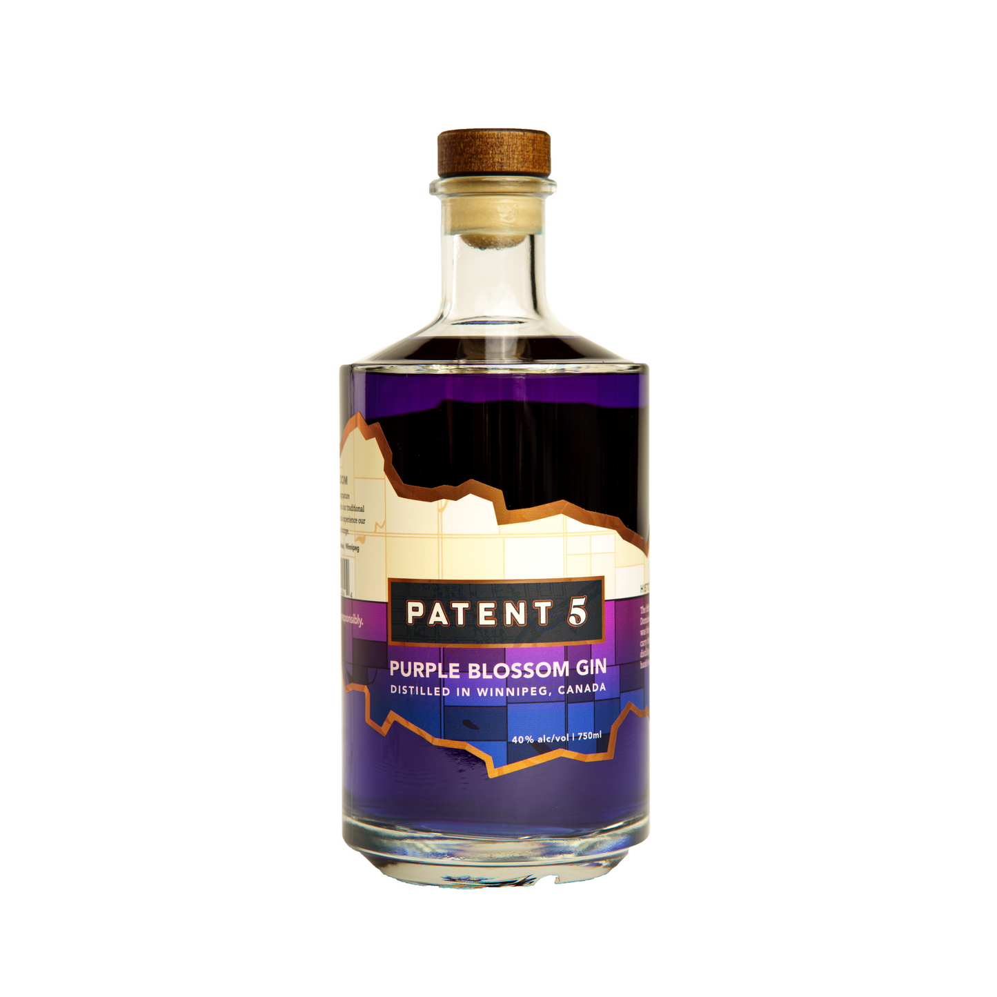PATENT 5 PURPLE BLOSSOM GIN 750ML