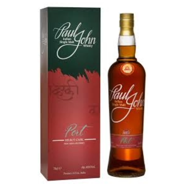 PAUL JOHN PORT SELECT CASK INDIAN SINGLE MALT 750ML