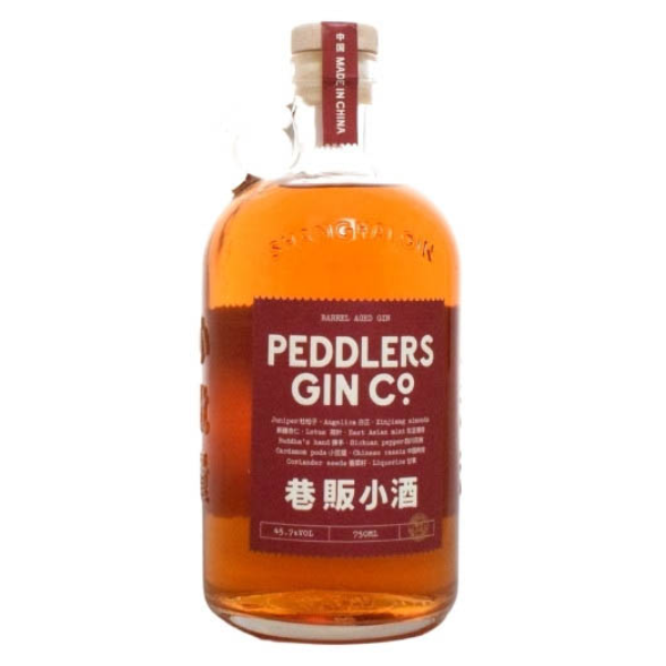 PEDDLERS BARREL AGED GIN 750ML