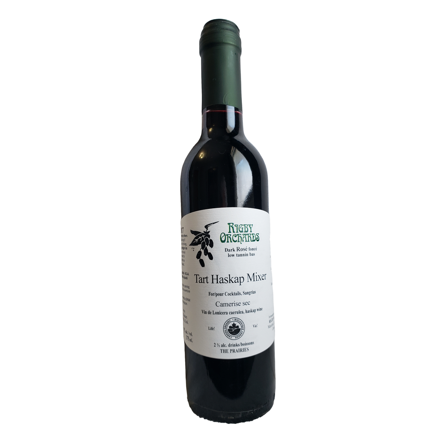 RIGBY ORCHARDS ORGANIC TART HASKAP MIXER 375ML