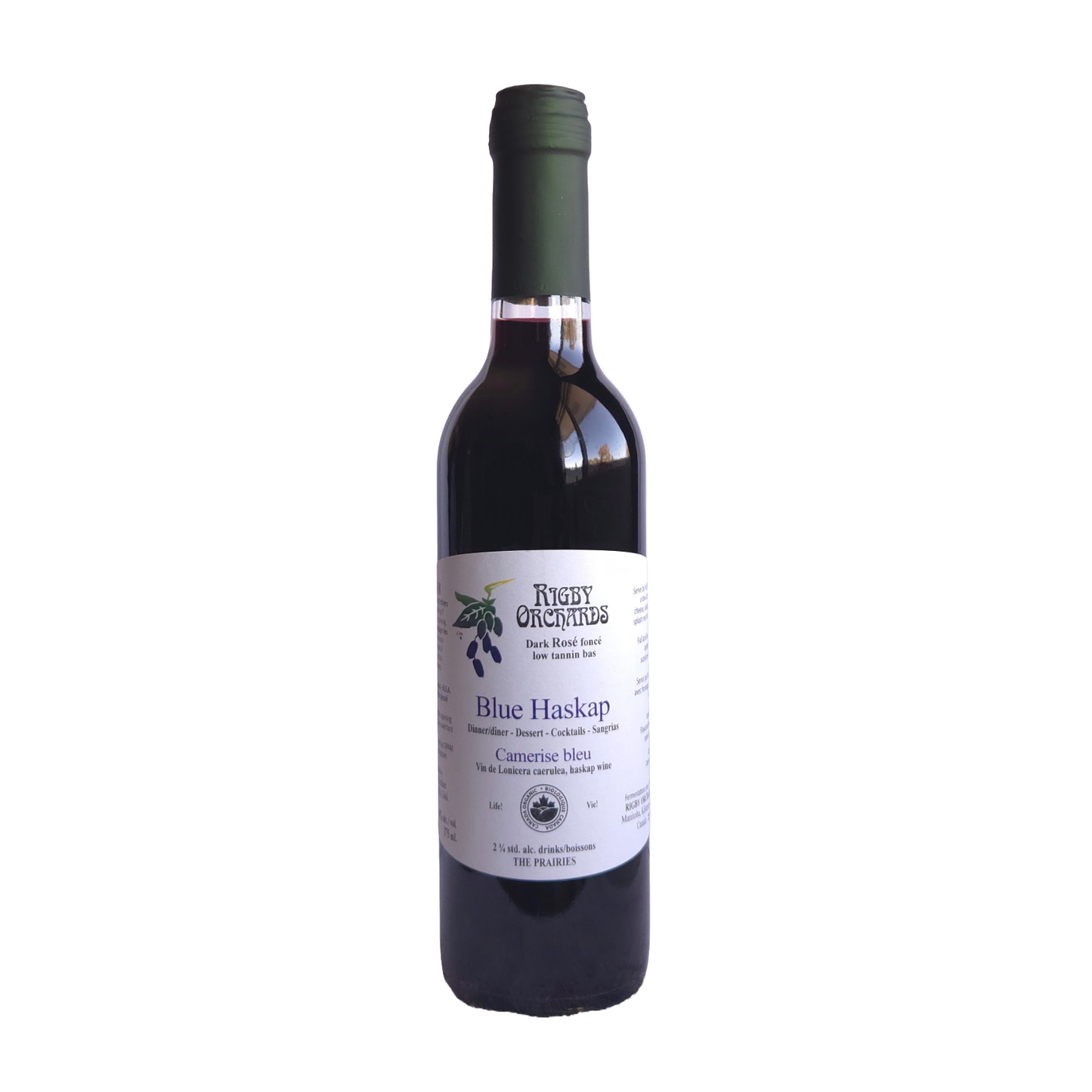 RIGBY ORCHARDS ORGANIC BLUE HASKAP 375ML