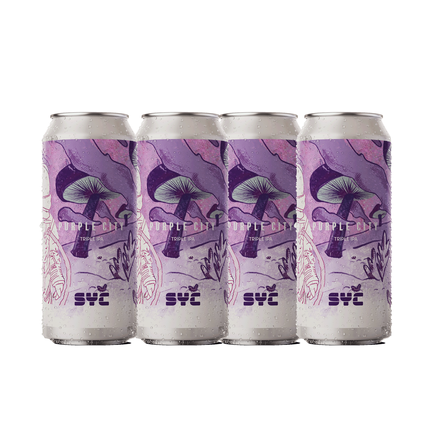 SYC BREWING PURPLE CITY TRIPLE IPA 1892ML