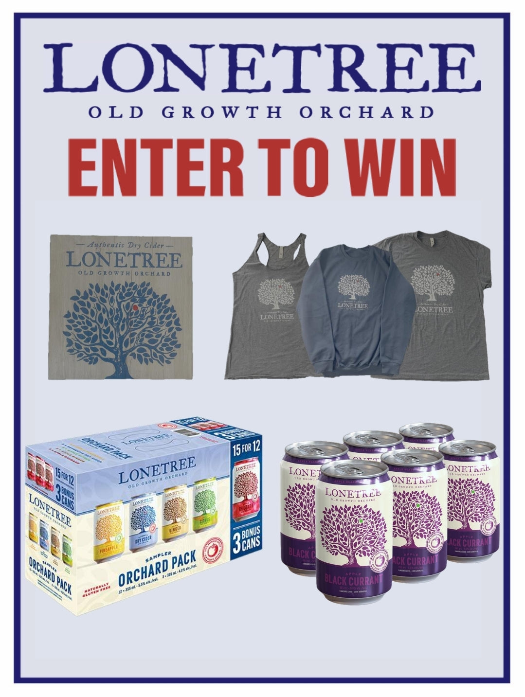 Lonetree Sign & Shirts Giveaway