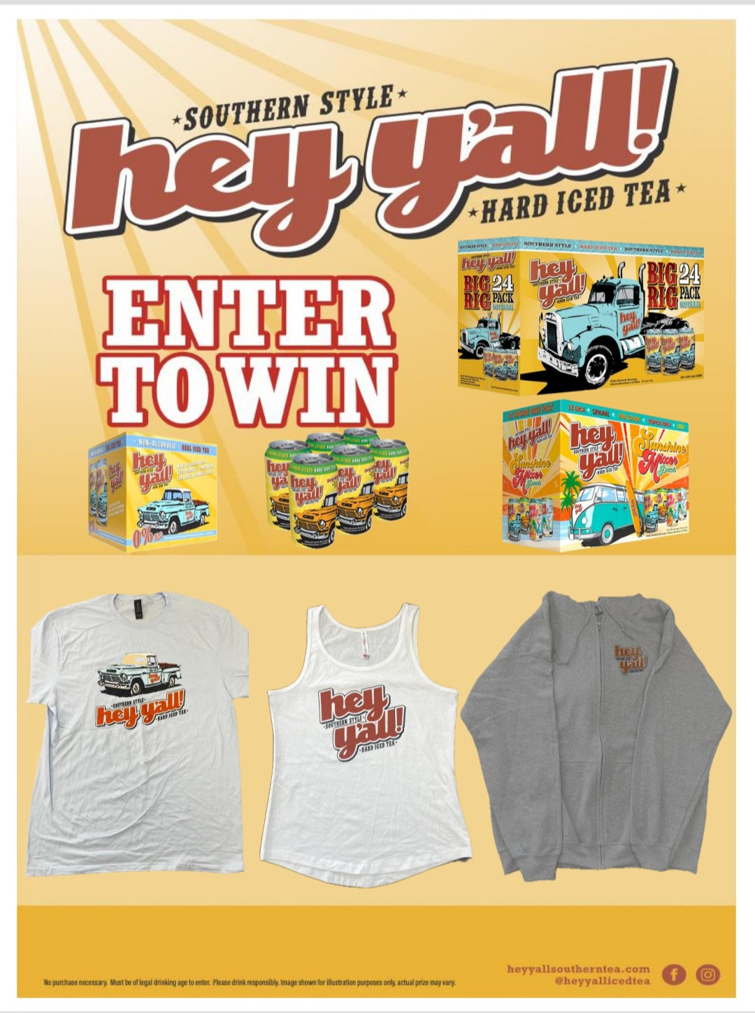 Hey Y'all Hoodie, Tank Top and T-Shirt Giveaway!
