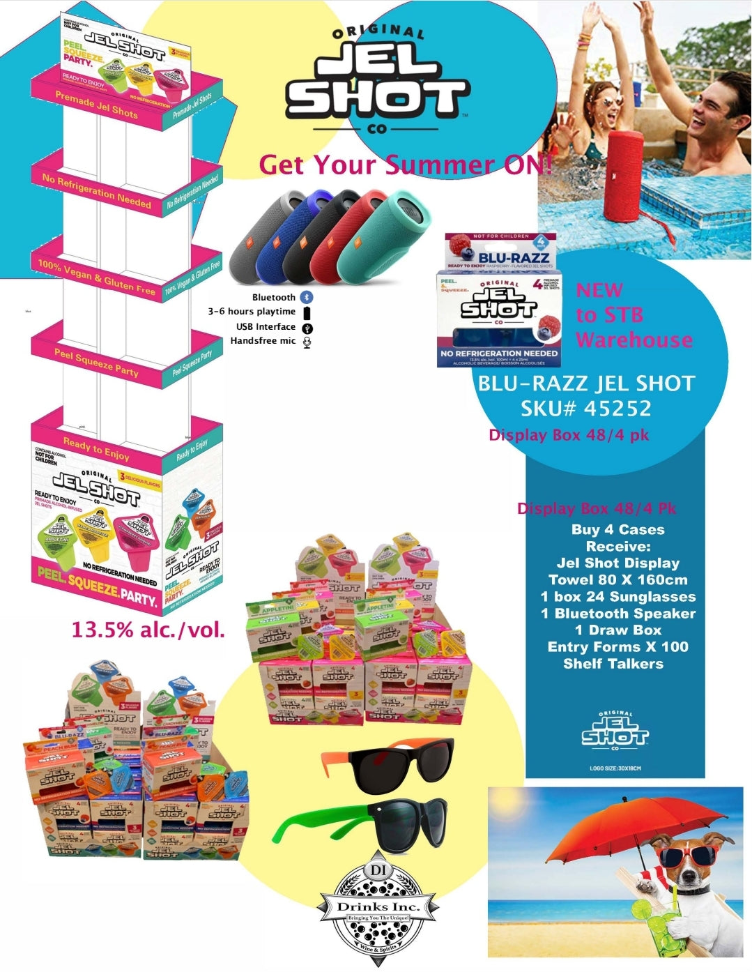 Jel Shots - Blue Razz, Candymelon, Mango & Apple Bundle