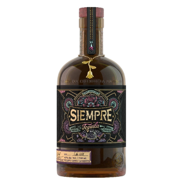 SIEMPRE TEQUILA ANEJO 750ML