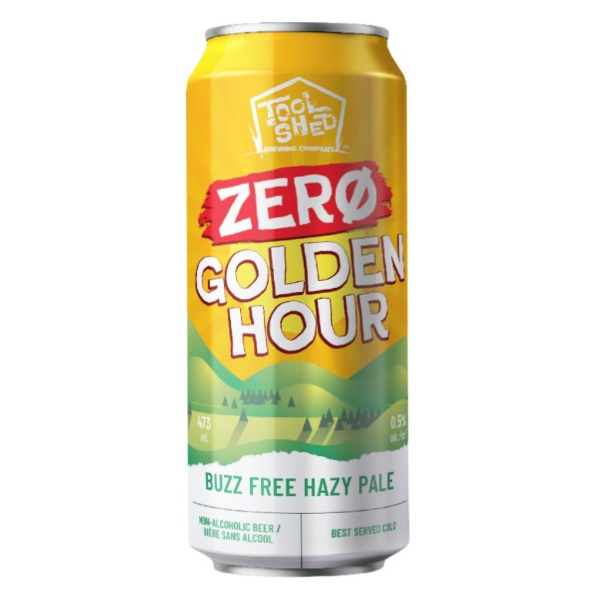 TOOL SHED ZERO GOLDEN HOUR NON-ALCOHOLIC BEER 1892ML