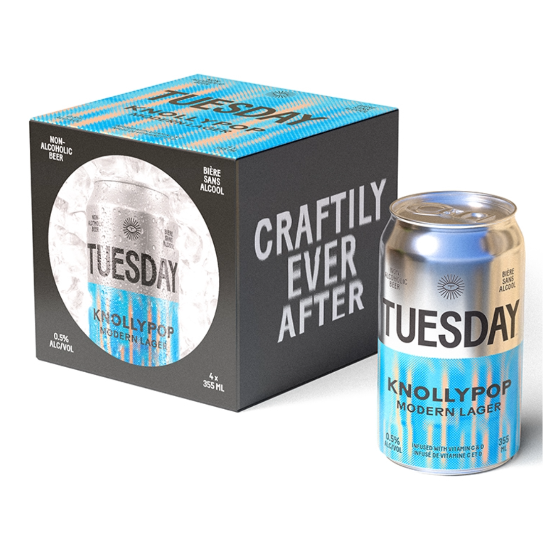 TUESDAY BREWING KNOLLYPOP (NON-ALC) MODERN LAGER 1420ML
