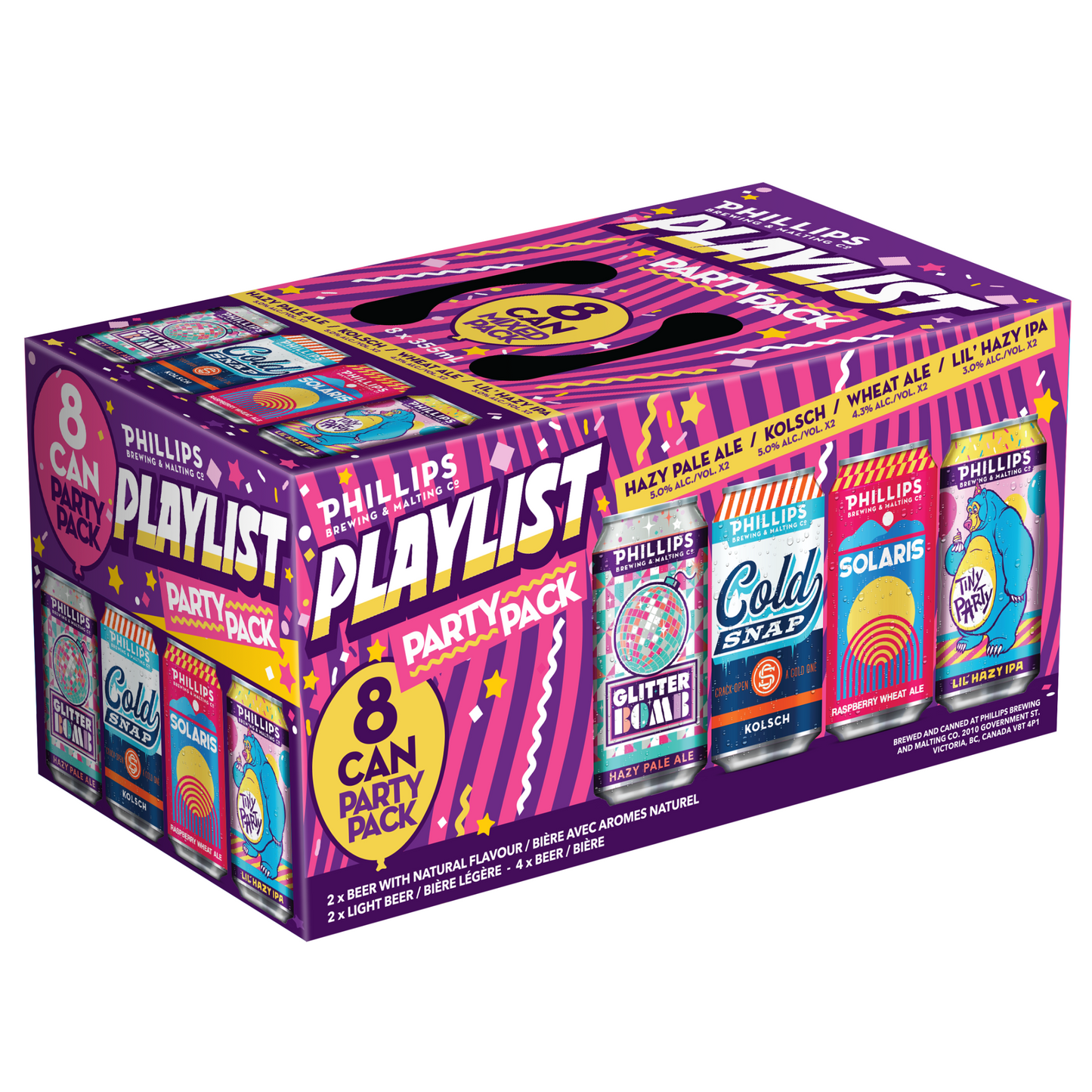 PHILLIPS PLAYLIST WINTER PARTY PACK 2840ML