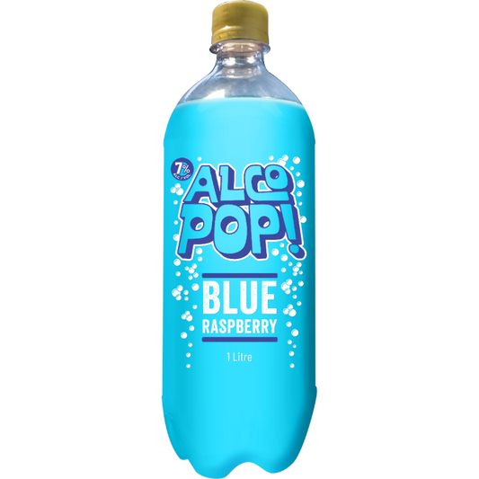 ALCOPOP BLUE RASPBERRY 1000ML