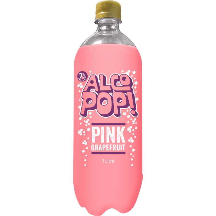 ALCOPOP PINK GRAPEFRUIT 1000ML
