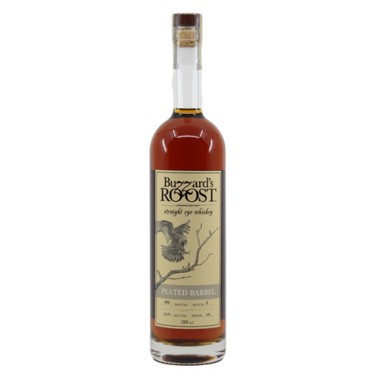 BUZZARD'S ROOST PEATED BARREL RYE WHISKEY 750ML