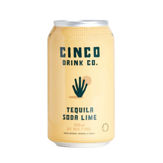 CINCO TEQUILA SODA LIME 1420ML