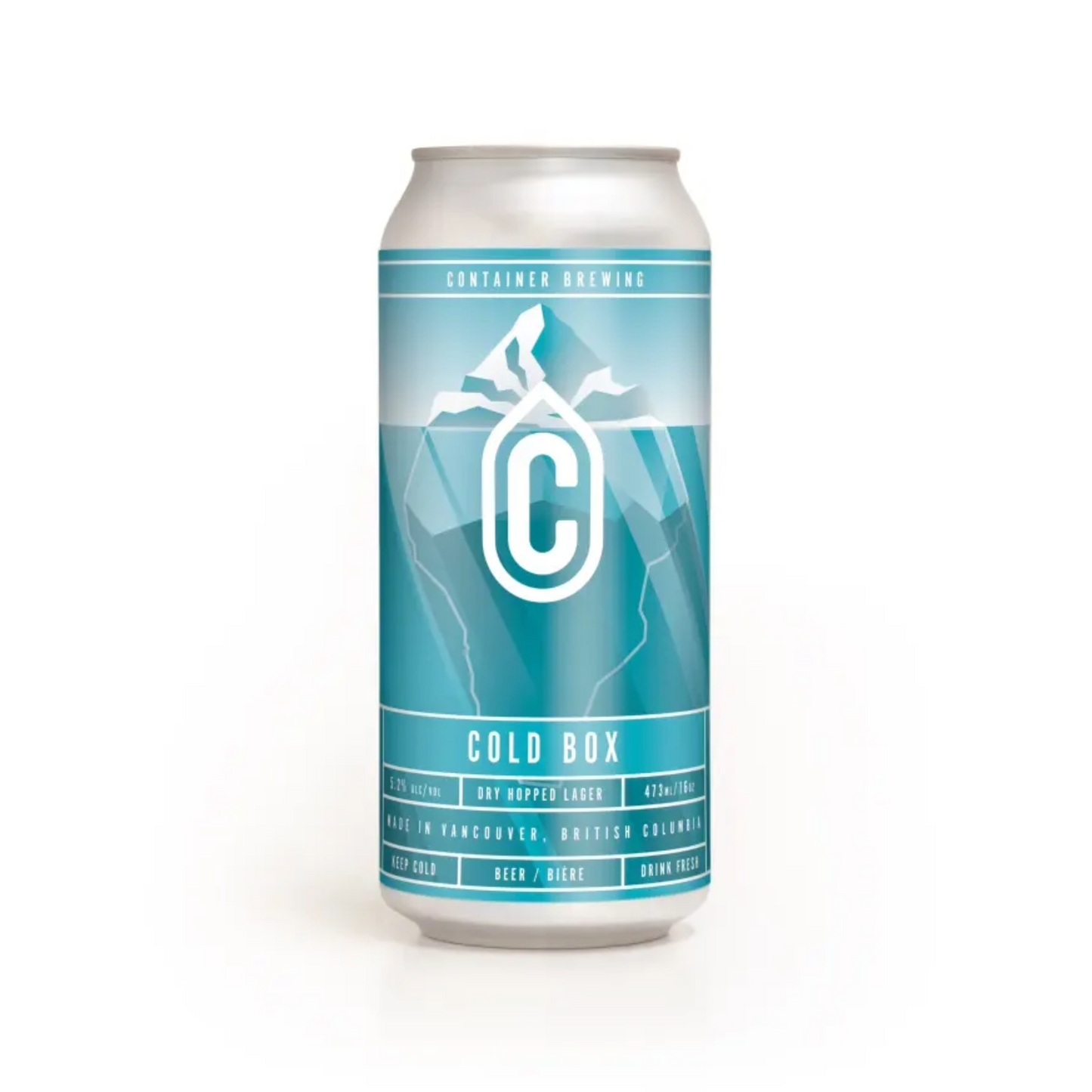 CONTAINER BREWING COLD BOX DRY HOPPED LAGER 1892ML