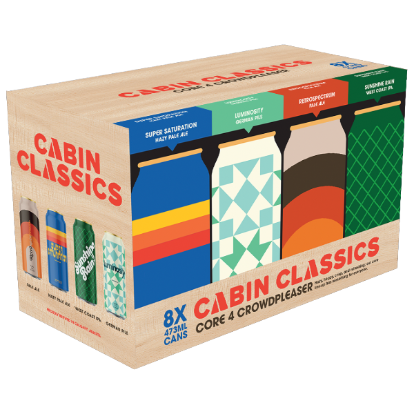 CABIN BREWING CABIN CLASSICS MIXED PACK 3784ML