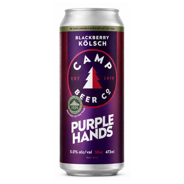 CAMP PURPLE HANDS BLACKBERRY KOLSCH 1892ML