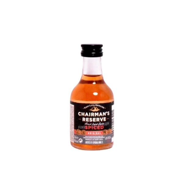 SAINT LUCIA CHAIRMAN'S RESERVE SPICED RUM 50ML