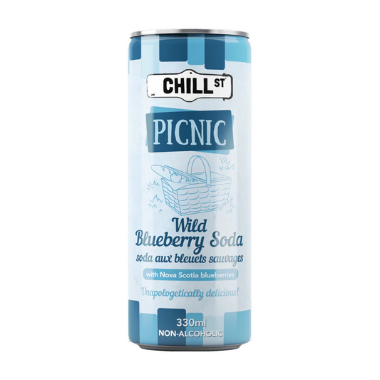 CHILL ST. PICNIC WILD BLUEBERRY SODA 330ML