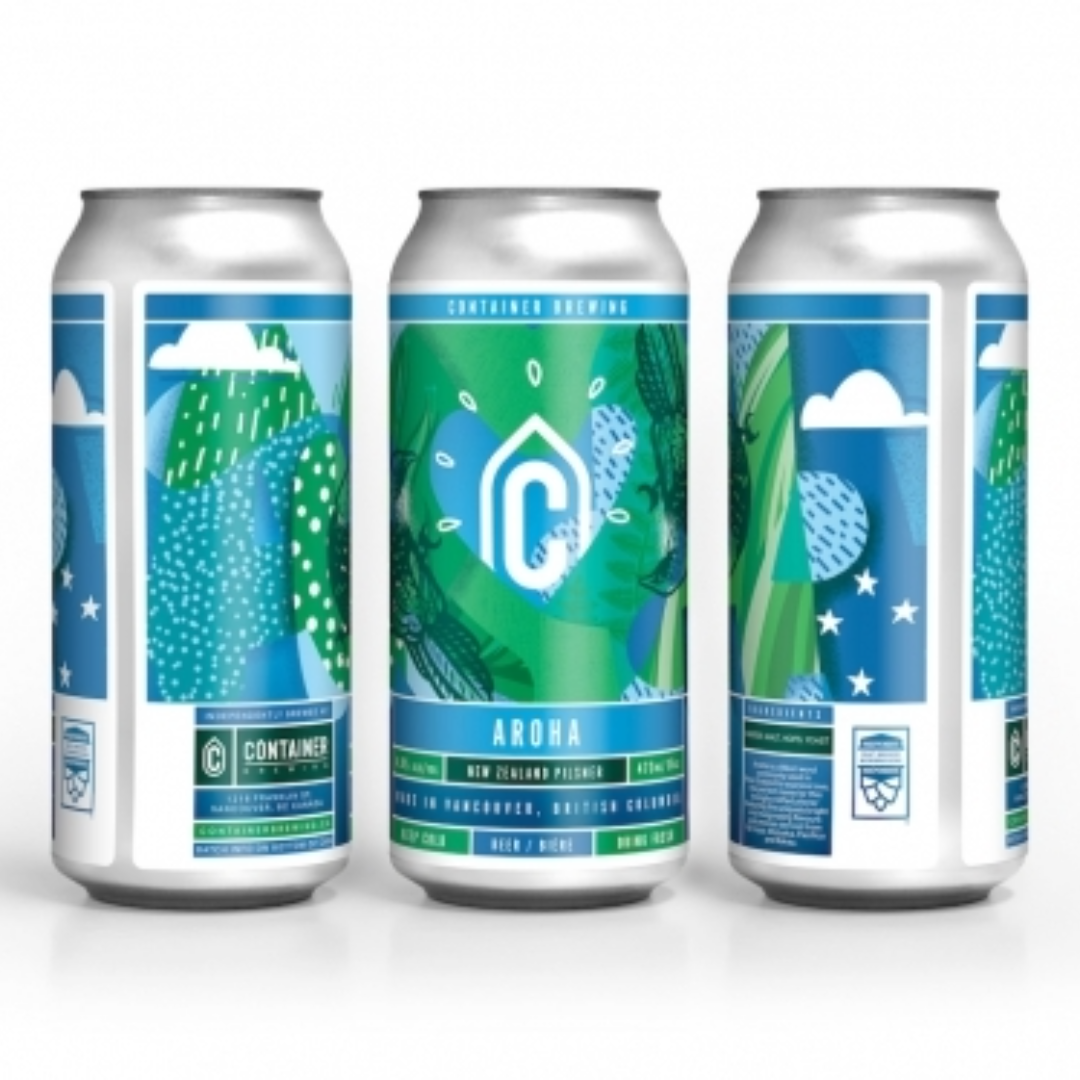 CONTAINER BREWING AROHA NZ PILSNER 1892ML