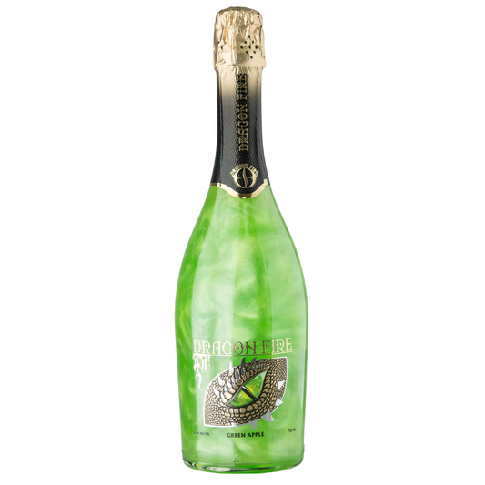 DRAGON FIRE GREEN APPLE 750ML