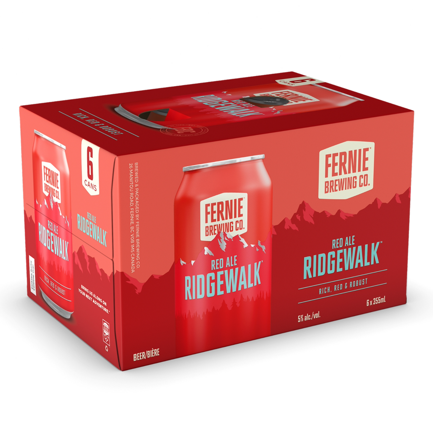 FERNIE RIDGEWALK BIÈRE ROUGE 2130ML 