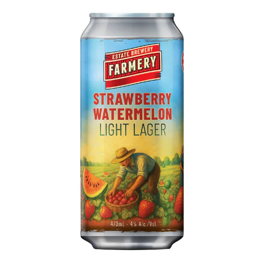 FARMERY STRAWBERRY WATERMELON LIGHT LAGER 473ML