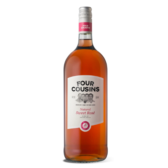 FOUR COUSINS NATURALLY SWEET ROSE 750ML