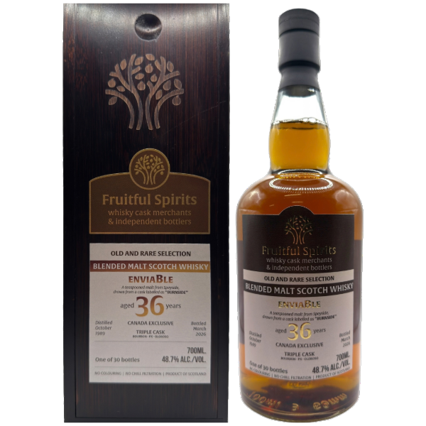 FRUITFUL SPIRITS ENVIABLE 36 YEAR CANADA EXCLUSIVE 700ML