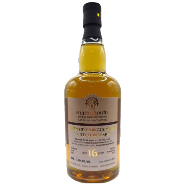 FRUITFUL SPIRITS SPEYSIDE 16 YEAR 700ML
