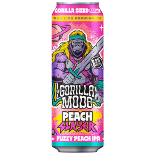 PHILLIPS GORILLA MODE PEACH SLAYER IPA 568ML