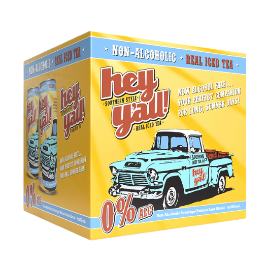 Heyy Real HEY Y'ALL NON-ALCOHOLIC REAL ICED TEA 1420ML – STB Warehouse