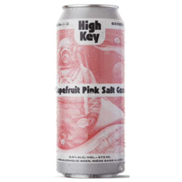 HIGH KEY NON-ALC GRAPEFRUIT PINK SALT GOSE 1892ML