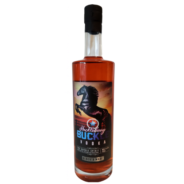 BUCKLE HUCKLEBERRY VODKA 750ML