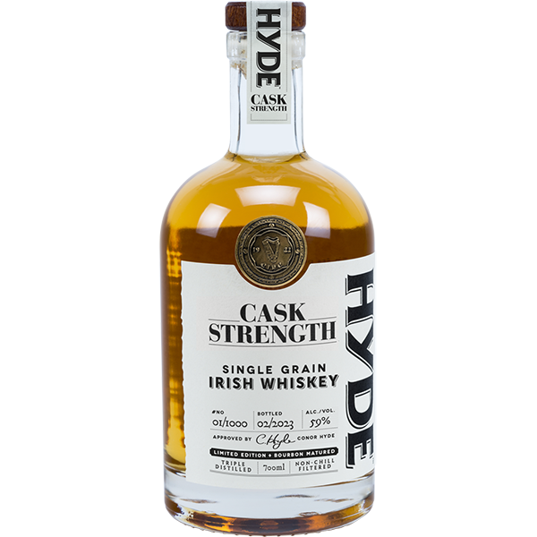 HYDE CASK STRENGTH SINGLE GRAIN 8 YR  BOURBON CASK 700ML