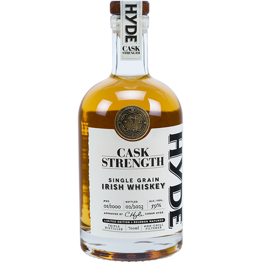 HYDE CASK STRENGTH SINGLE GRAIN 8 YR  BOURBON CASK 700ML