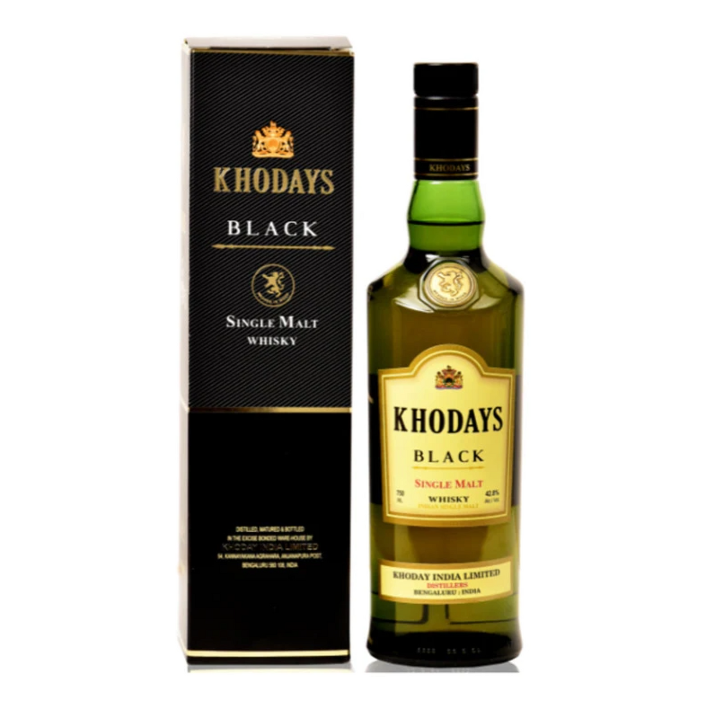 KHODAYS BLACK SINGLE MALT WHISKY 750ML