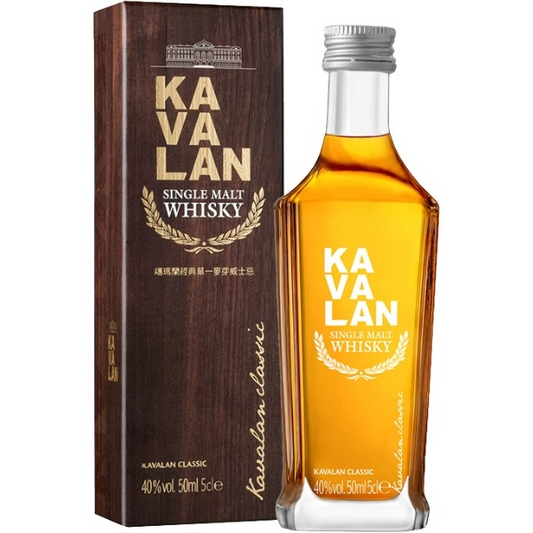 KAVALAN CLASSIC 50ML  SINGLE MALT 50ML