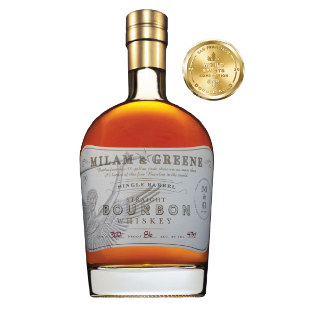 MILAM & GREENE SINGLE BARREL BOURBON 750ML