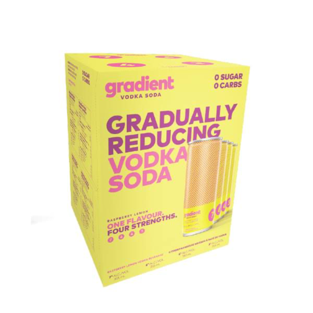 GRADIENT VODKA SODA - RASPBERRY LEMON 1420ML