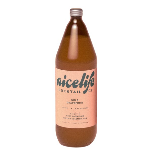 NICELIFE GIN & GRAPEFRUIT 40oz 1180ML