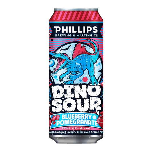 PHILLIPS DINOSOUR BLUEBERRY POMEGRANATE ALE 1892ML