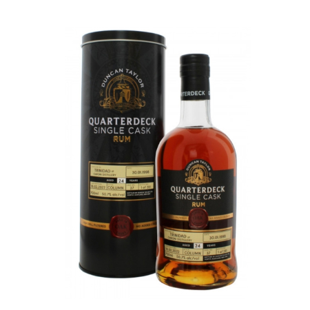 QUARTER DECK SINGLE CASK TRINIDAD CARONI DISTILLERY 24YR 700ML